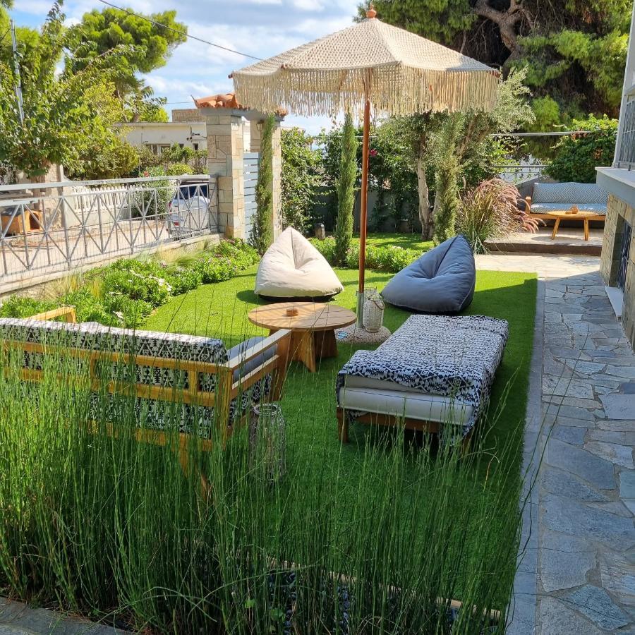 Augoustinos - Sea Side Luxury Apartments Ártemida Kültér fotó